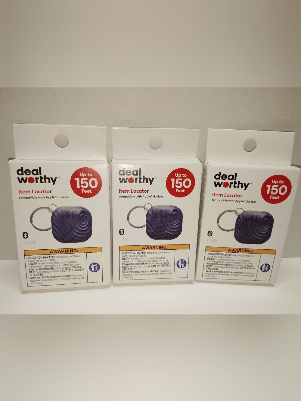 Bundle of 3 Deal Worthy Item Locator Compatible with Apple Devices-New!